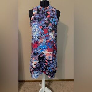 Beautiful Belle Sky Multicolor Floral Dress